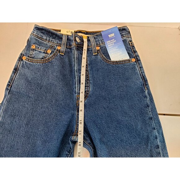 Levis Premium Womens 501 Original Fit Jeans Size 23x29 Medium Wash Denim - Picture 5 of 11